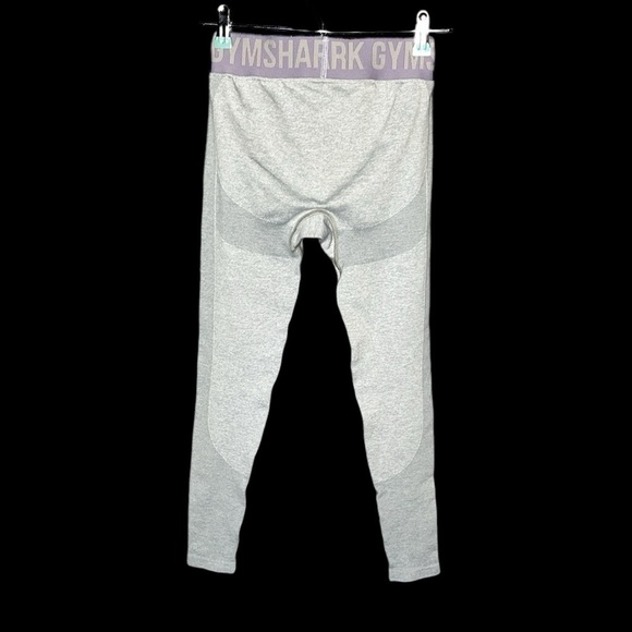 Gymshark Tight Leggings Gray Purple Size Small - Picture 2 of 9